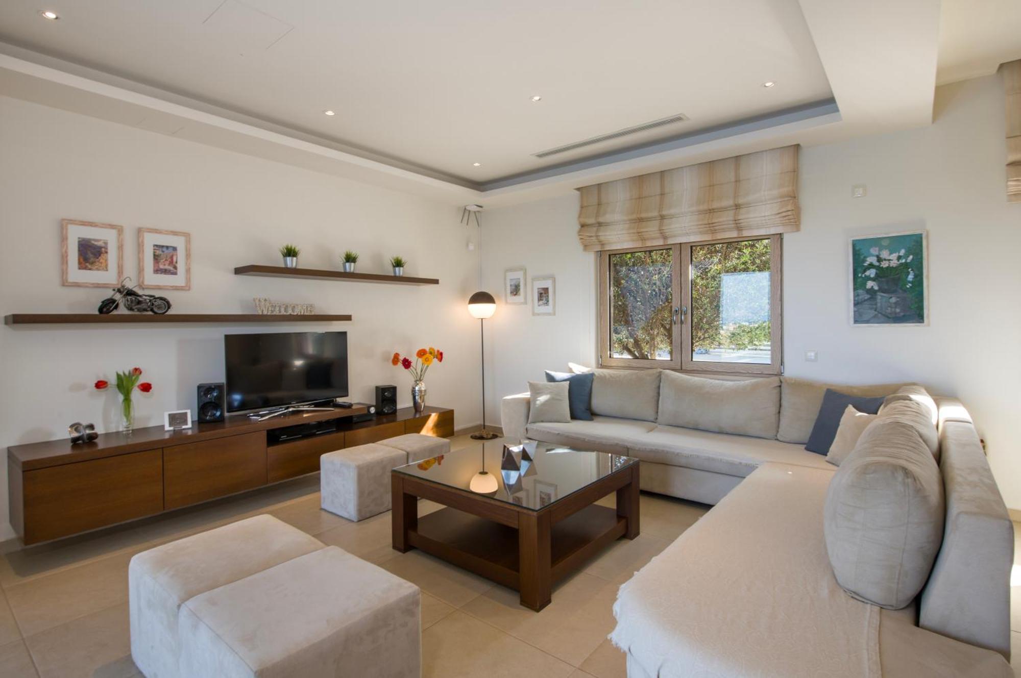 Four Seasons Private Villa - Seaview - Big Heated Pool - Gym - Sport Activities Gouves Eksteriør billede