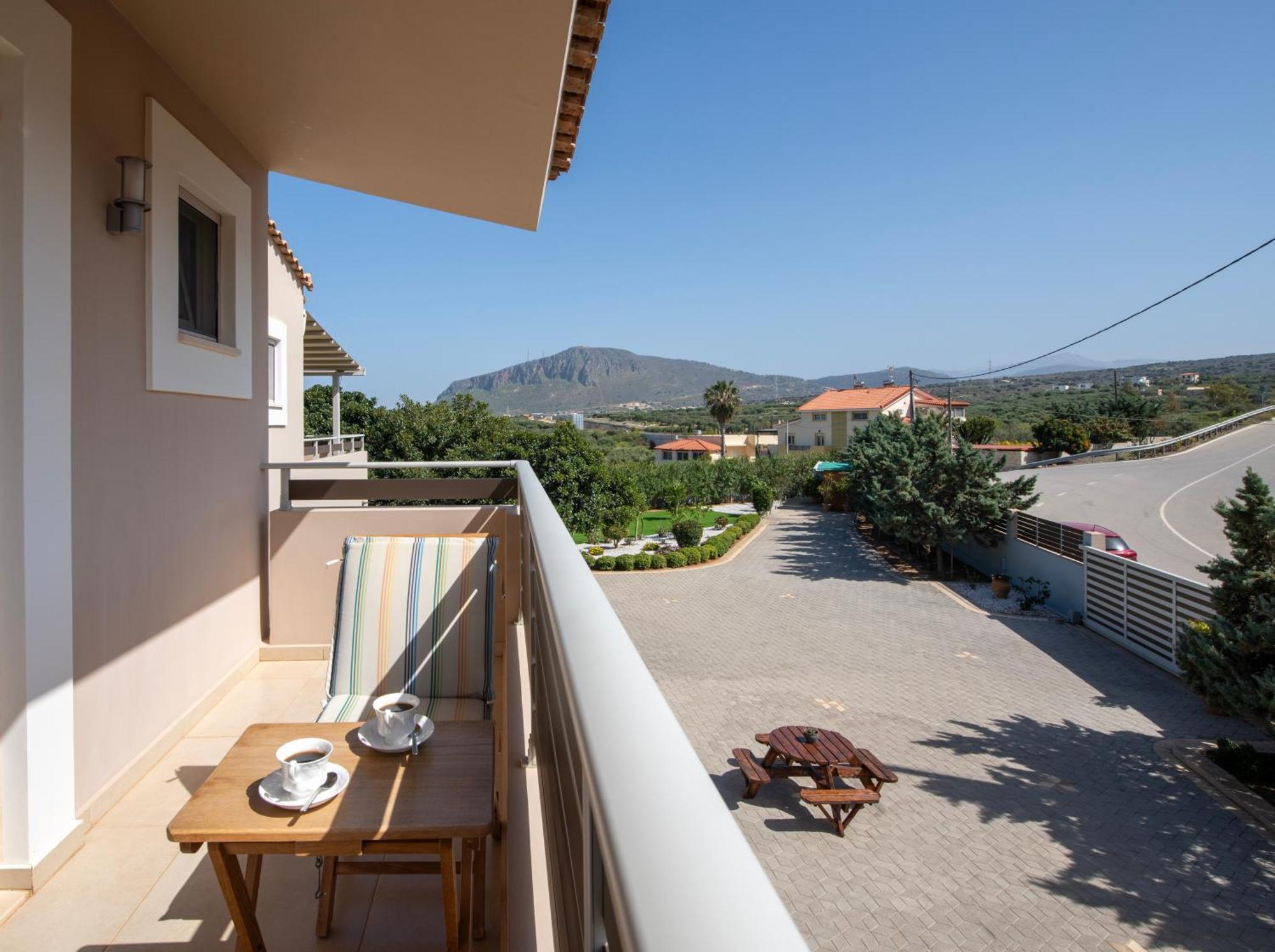 Four Seasons Private Villa - Seaview - Big Heated Pool - Gym - Sport Activities Gouves Eksteriør billede